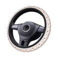 thumbnail image 4 of Elastic Steering Wheel Cover, Fast Food K Stretch Thickening Car Steering Wheel Cover Women Men, Steering Wheel Protector Universal 15 in, 4 of 7