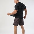 thumbnail image 4 of SWSMCLT Men's Short Sleeve T Shirt Soft Quick Dry Workout Top Running Stretch Slim Fit Comfy Tees Cool Summer Hooded Tshirt Black Medium, 4 of 4