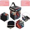 thumbnail image 2 of Fish Foldable Car Trash Can with Lid, Leak-Proof, and Hanging Storage Bag - Trash Can for Car and Car Trash Bin, 2 of 6