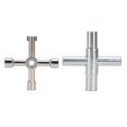 thumbnail image 1 of 2 Pcs Durable Small Compact Portable Practical Rotatable Gas Tap Wrench 4 Way Valve Key, 1 of 4