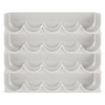 thumbnail image 6 of mDesign Water Bottle / Wine Rack Storage Organizer, 4 Pack - Light Gray, 6 of 7