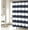 Navy and White, variant on Nautical Stripe Design Shower Curtains Bathroom Accessories Waterproof Fabric Bath Decor Shower Curtain Set Black and White Small Stall Size 36"x72"