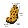 thumbnail image 6 of 2PCS/1PC Set Car Front Seat Cover 360° Full Coverage Auto Seat Protector Vehicle Interior for Truck Van for SUV Auto, 6 of 6