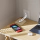 thumbnail image 5 of Fijadores de mesa y armario con parches de montaje | Estabilizador de muebles antivuelco y antivibración | Soporte de plástico ajustable para escritorios, estanterías, armarios de TV | Instalación, 5 of 5