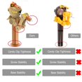 thumbnail image 4 of Soporte para piruletas HDLNKAK, divertido robot con forma de dinosaurio, 2 unidades, 4 of 7