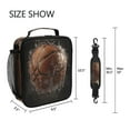thumbnail image 5 of ALAZA Basketball in Water Lunch Box Insulated Lunch Bag Reusable Thermal Cooler Tote School Picnic, 5 of 6