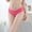Rose Red*2, variant on 2 Pack Women Low-waist Lace Thongs Cotton Crotch Seamless Hollow Lace Panties Breathable Cotton Briefs Underpants