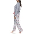 thumbnail image 3 of Sleep & Co Women's and Women's Plus Knit Pajama Set with Scrunchie, 2-Piece, 3 of 4