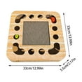 thumbnail image 3 of Interactive Cat Scratching Pad With Puzzle Design And For Indoor Feline Enrichment And Stress, 3 of 6