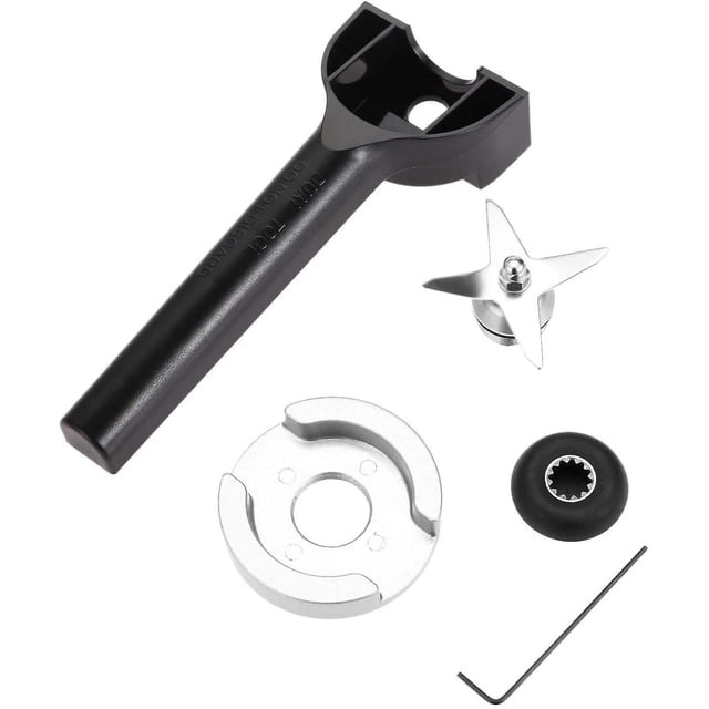 Kit de reparación de cuchillas para licuadora Cuchilla, tuerca de retención, dado de accionamiento, para serie 5200 64 48 32 oz (aproximadamente)