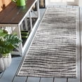 thumbnail image 2 of SAFAVIEH Courtyard Thomasina Animal Indoor/Outdoor Runner Rug, Grey/Black, 2'3" x 8', 2 of 8