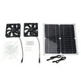 thumbnail image 2 of 14W Solar Exhaust Fan Kit, Silent Ventilation For Home, Kitchen  Bathroom, Reliable Motor, 2 of 6