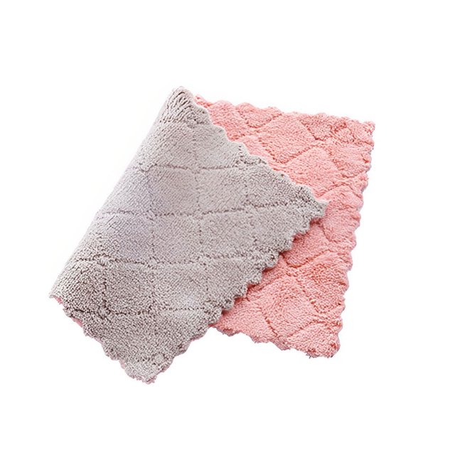 Naiovety Reemplazo de paño de cocina de microfibra, absorbente de agua, de cocina transpirable, accesorios de tela para toalla, café Type1 NO1
