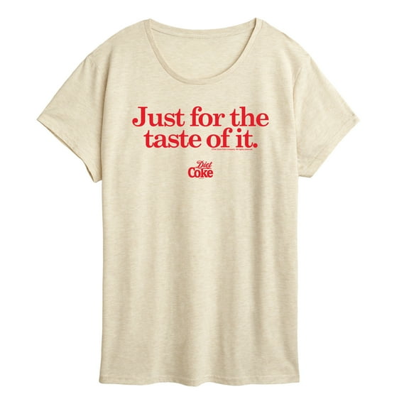 Diet Coke - Just For The Taste Of It - Ladies Short Sleeve Graphic T-Shirt