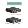thumbnail image 5 of Gigabit network with 1/2 Ethernet ports, RJ45 Ethernet cable, broadband network routing, 1/2 splitter adapter, 5 of 5