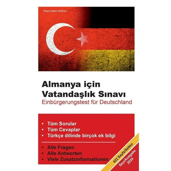 Almanya icin Vatandaslik Sinavi: Einbürgerungstest für Deutschland, (Paperback)