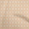thumbnail image 1 of oneOone Rayon Light Beige Fabric Asian Block Print Traditional Sewing Craft Projects Fabric Prints By Yard 56 Inch Wide, 1 of 4