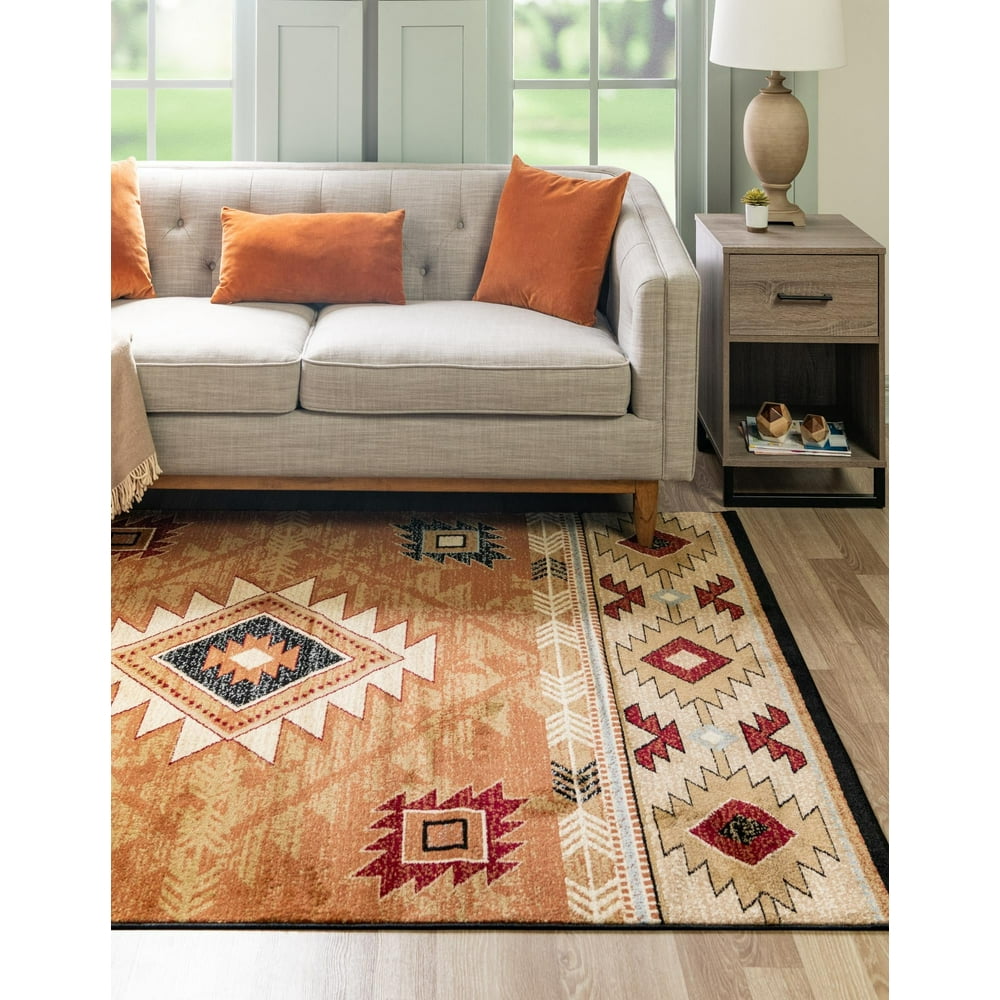 tapiso-area-rugs-living-room-bedroom-modern-burgundy-red-wavy-durable