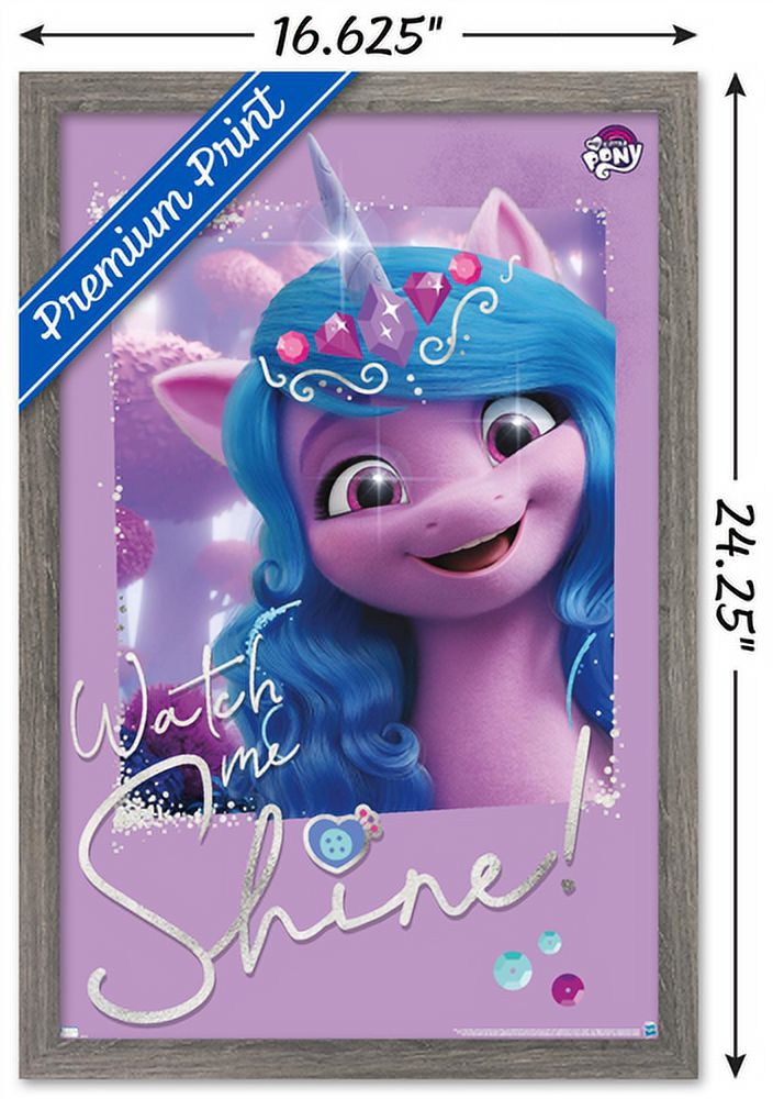 My Little Pony 2 - Watch Me Shine Wall Poster, 14.725" x 22.375", Framed