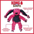 thumbnail image 3 of KONG® Floppy Knots Bunny Dog Toy, Medium/Large, 3 of 6