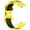 Yellow and black, variant on Bands For 8 Replacement Wristbands Colourful Silicone Bracelets Quick Release
