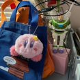 thumbnail image 4 of Muñeca De Dibujos Animados De Felpa De Moda Coreana Japonesa Estrella Bika Furry Mochila Colgante Llavero Corazón Niña Suave Cera, 4 of 4