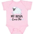 thumbnail image 3 of Inktastic My Busia Loves Me Baby Lamb Boys or Girls Baby Bodysuit, 3 of 5