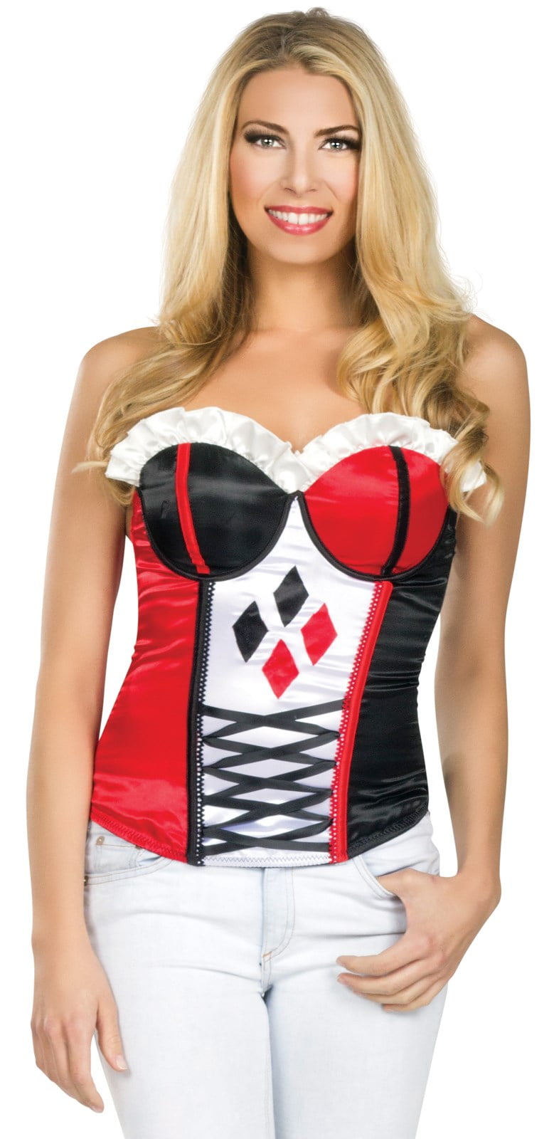 This Women's Sexy Harley Quinn Corset is the perfect style for anybody...