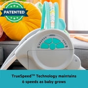 Bright Starts Whimsical Wild Portable Compact Baby Swing with Taggies، Unisex، Newborn and up