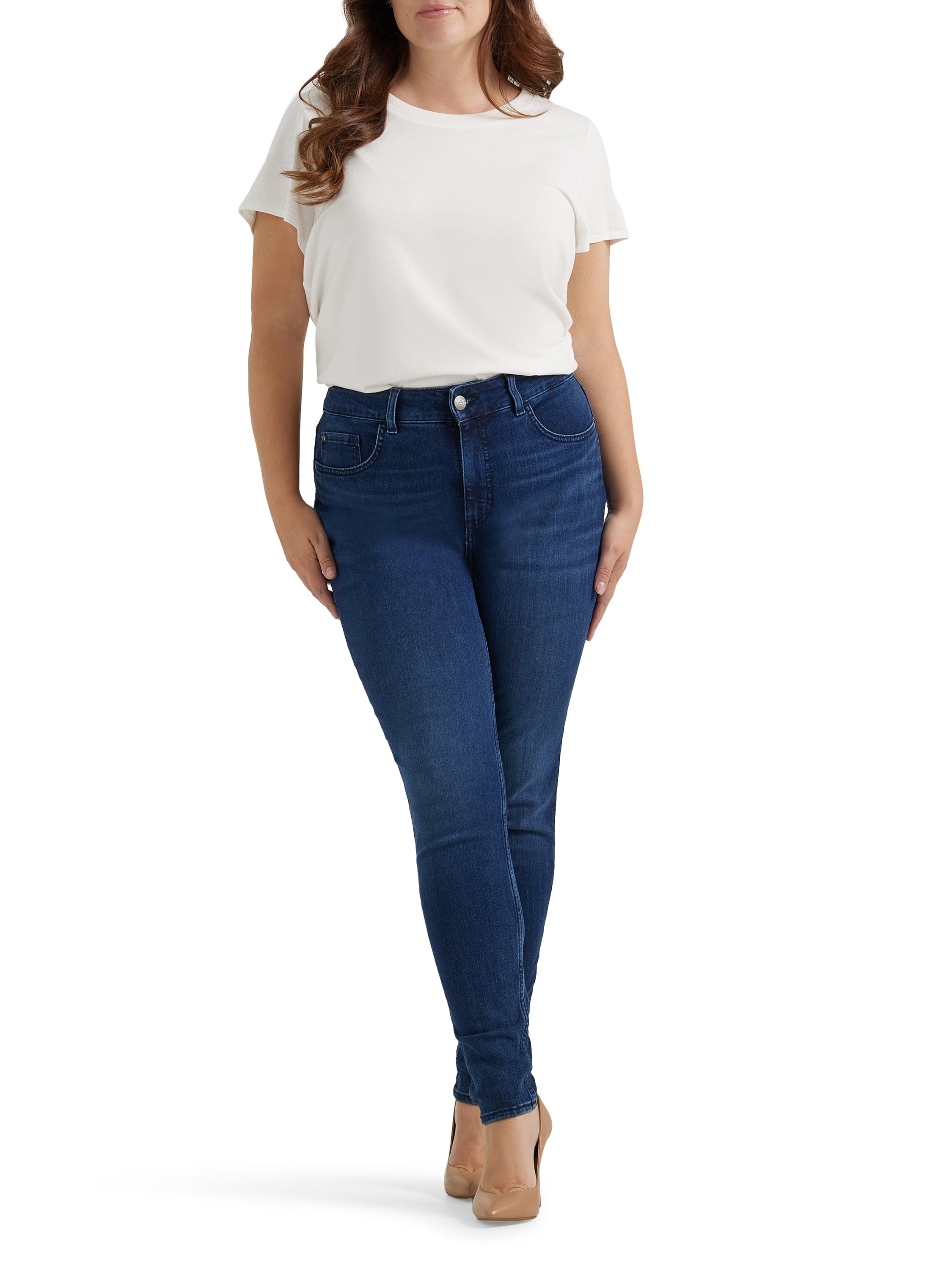 Lee® Women's Plus High Rise Skinny Jean, Sizes 16-26