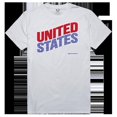 thumbnail image 1 of Rapid Dominance RS1-009-WHT-05 Tee-Shirt Graphique des États-Unis, Blanc - 2X, 1 of 1
