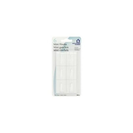 - The Faucet Queen FQ70112 Hooks Mini Self Stick 6 Piece
