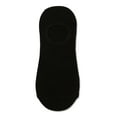 thumbnail image 2 of No Boundaries Women’s Fashion Black Stay-Put Liner Socks, 10-Pack, Sizes 4-10, 2 of 4