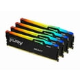 thumbnail image 2 of Kingston 128GB (4x32GB) DDR5 5200MT/s CL40 FURY Beast Black RGB XMP, 2 of 3