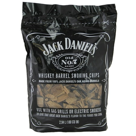 Jack Daniel's 01749 Wood BBQ Smoking Chips, Made from Jack Daniel's Tennessee Whiskey white oak aging barrels By Jack (Best Price Jack Daniels Single Barrel)