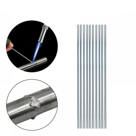 

10 Pieces Aluminum Welding Rods 0.08 X 20 inch Universal Low Temperature Welding Cored Wire Brazing Rod Tube for