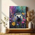 thumbnail image 6 of Hedgehog in Flowers Canvas Print, Cute Animal Decor for Living Room Bedroom Dining Room Office Kids Room Hallway, 6 of 8