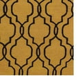 thumbnail image 4 of Rugsotic Carpets Hand Tufted Wool Eco-Friendly 5'x8' Area Rugs Rectangle Gold Black Geometric Modern High Pile Thick Handmade Anti Skid Indoor Rug for Living Room, Bedroom K09014, 4 of 5