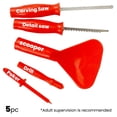 thumbnail image 3 of Northlight Halloween Pumpkin Carving Kit - 11" - White and Orange - 5-Piece, 3 of 3