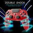 thumbnail image 4 of Wireless Controller Compatible with P4/P4 Slim/P4 Pro/Windows PC, Red, 4 of 6