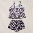 thumbnail image 7 of Sakmal Sleeveless Casual Pajamas Sets for Women 2024 Shorts Pant Black Camisole Leopard Print Comfy Lounge Tops, 7 of 7
