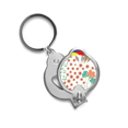 thumbnail image 1 of GreenOrange Flower Paint Nail Clippers Sharp Fingernail Stainless Steel Cutter, 1 of 3
