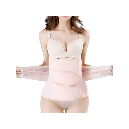Waist Back Support - SAYFUT Women's Postpartum Belly Wrap Recovery Belt Belly Band Binder Back Support Waist Shapewear