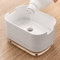thumbnail image 1 of Dispensador De Bomba De Jabón Para Platos Dispensador de detergente Soporte de esponja Plato de cocina Caja de jabón Cocina (blanco) Likrtyny Libre de BPA, 1 of 9