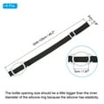 thumbnail image 2 of REGALWOVEN Water Bottle Lanyard, Adjustable Holder Shoulder Strap with Ring Buckle Clips for Hiking Walking Outdoor Black 5cm, 2 of 5
