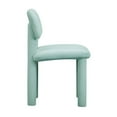thumbnail image 4 of Elise Pale Blue Velvet Dining Chair, 4 of 7