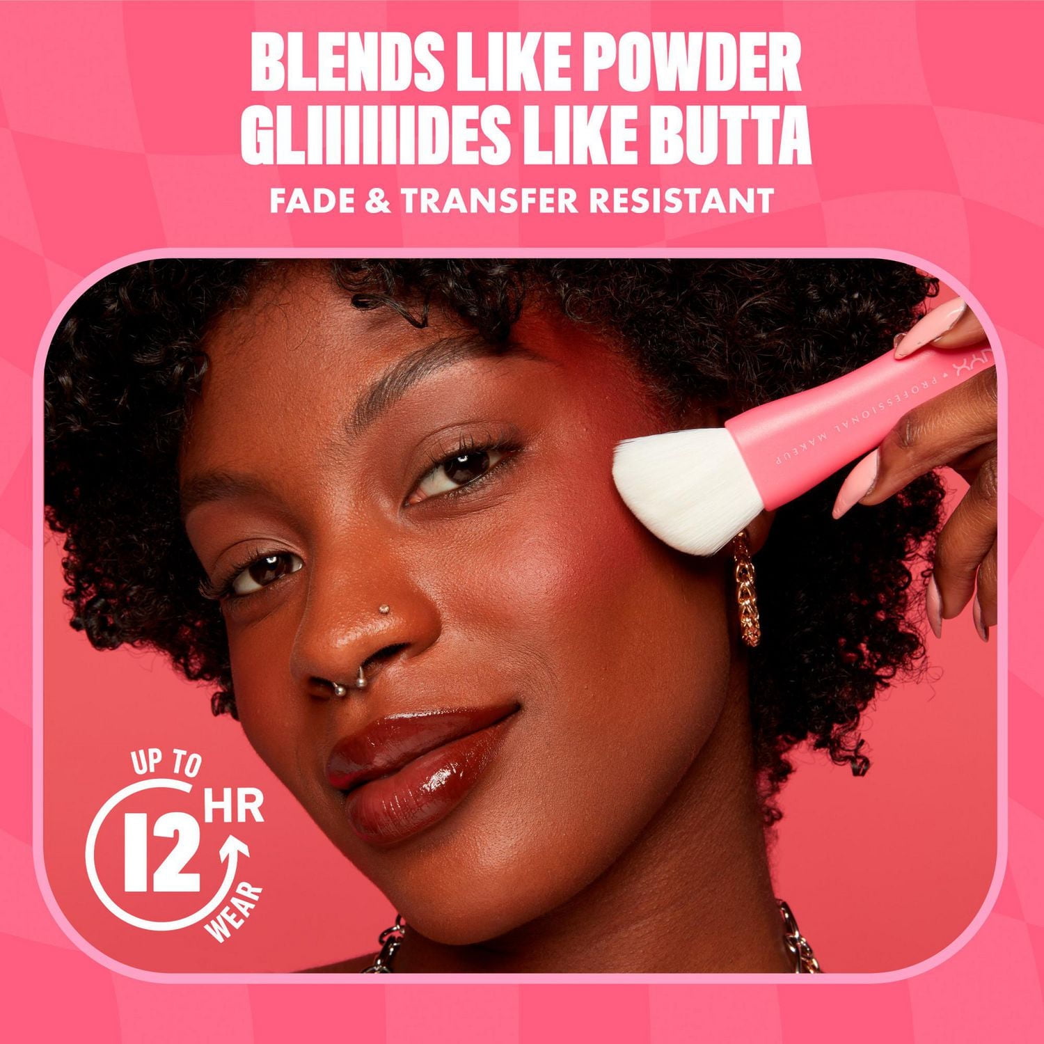 NYX Professional Makeup Fard à joues Buttermelt Fard à joues ultrapigmenté