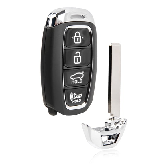 Keyless Entry Remote Key Fob Replacement 4-Button for 2021-2024 Hyundai Elantra (NYOMBEC4FOB2004, 95440-AA100)