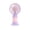 Purple, variant on Portable Macaron Mini Fan, 3 Speed ​​Settings, USB Rechargeable, Suitable for Outdoor Sports Travel andDaily Use (Little Flower/Yellow)