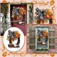 thumbnail image 3 of Corona de otoño e invierno de Acción de Gracias con decoración de otoño y letrero de bienvenida color naranja yuxing, 3 of 5